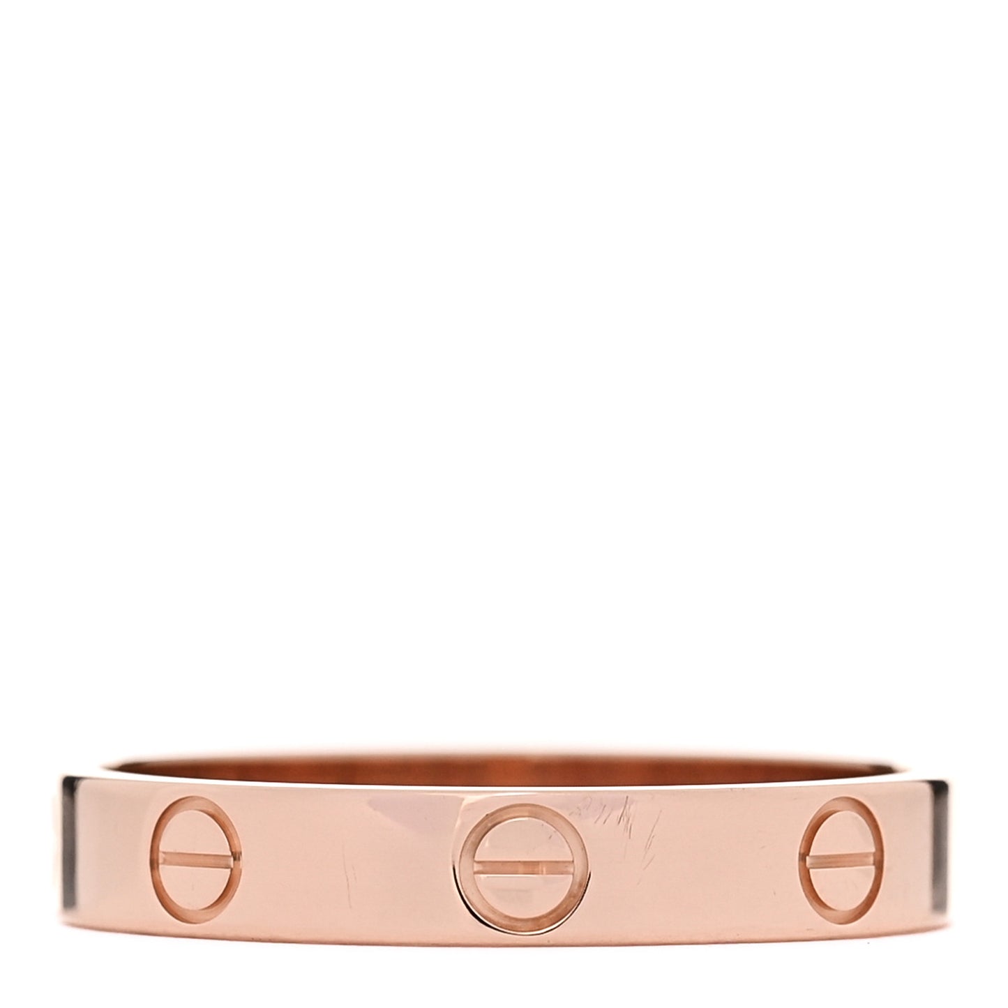 18K Pink Gold 3.5mm LOVE Wedding Band Ring 59 8.75