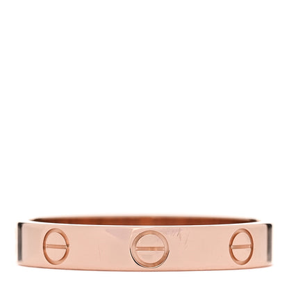 Cartier 18K Pink Gold 3.5mm LOVE Wedding Band Ring 59 8.75 2 of 3