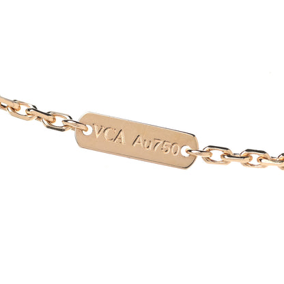 Van Cleef & Arpels 18K Yellow Gold Mother of Pearl Magic Alhambra Long Necklace 5 of 6