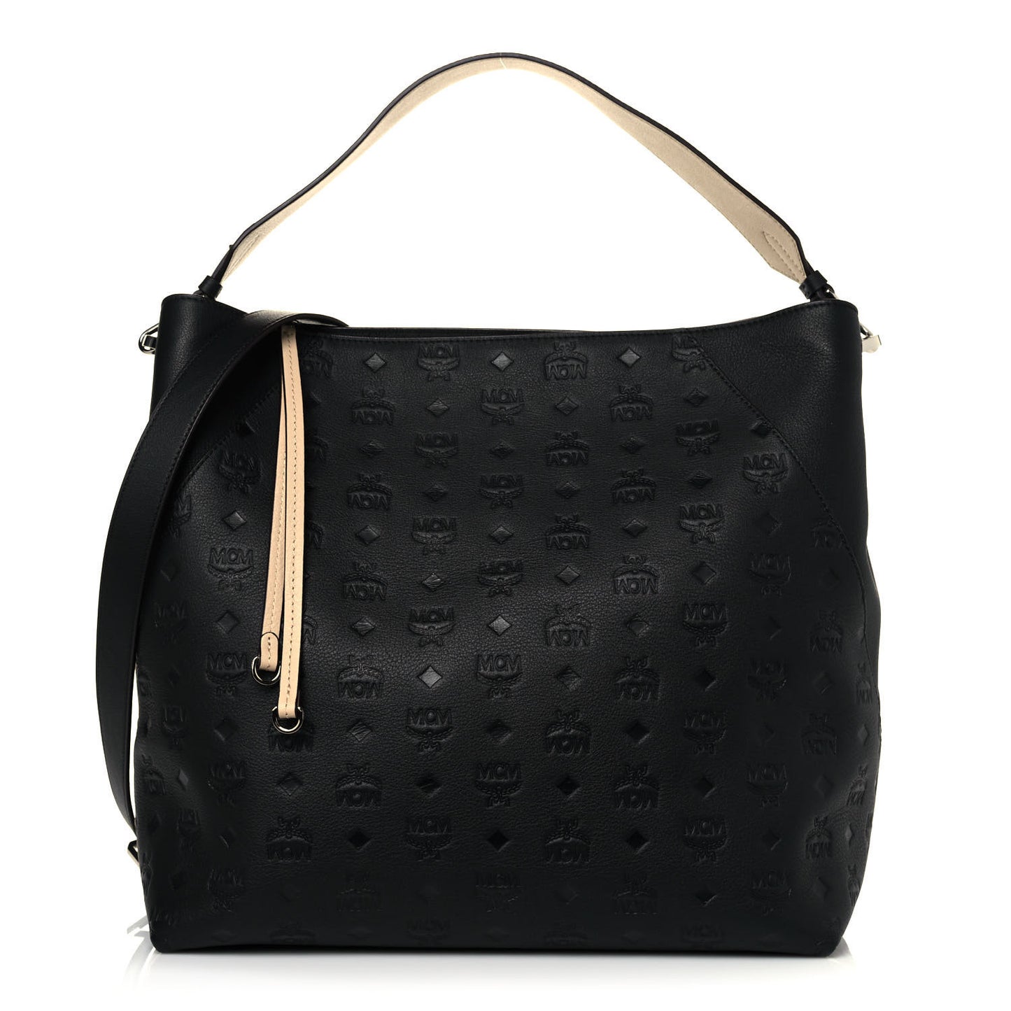 Calfskin Ottomar Monogram Medium Klara Hobo Black