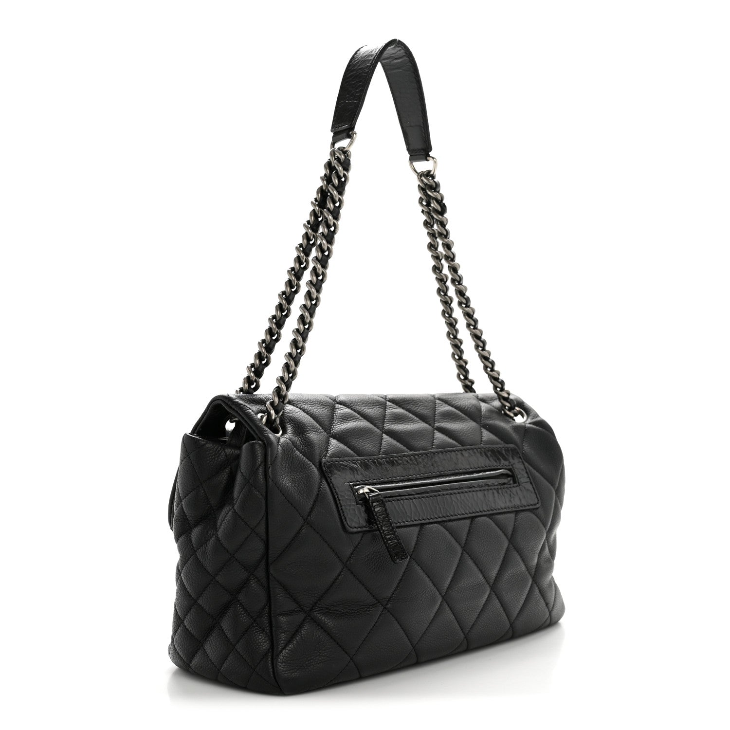 Chanel Caviar Quilted Coco Casual Flap Black 3 of 14