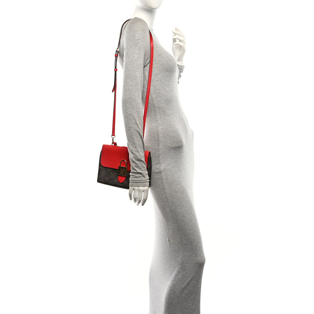 Monogram Locky BB Coquelicot