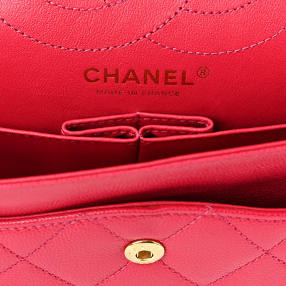 Chanel Caviar Quilted 2.55 Reissue 226 Flap Fuchsia 6 of 10