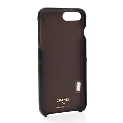 Chanel Lambskin Quilted iPhone 7/8 Coco Tech Case Black 3 of 6