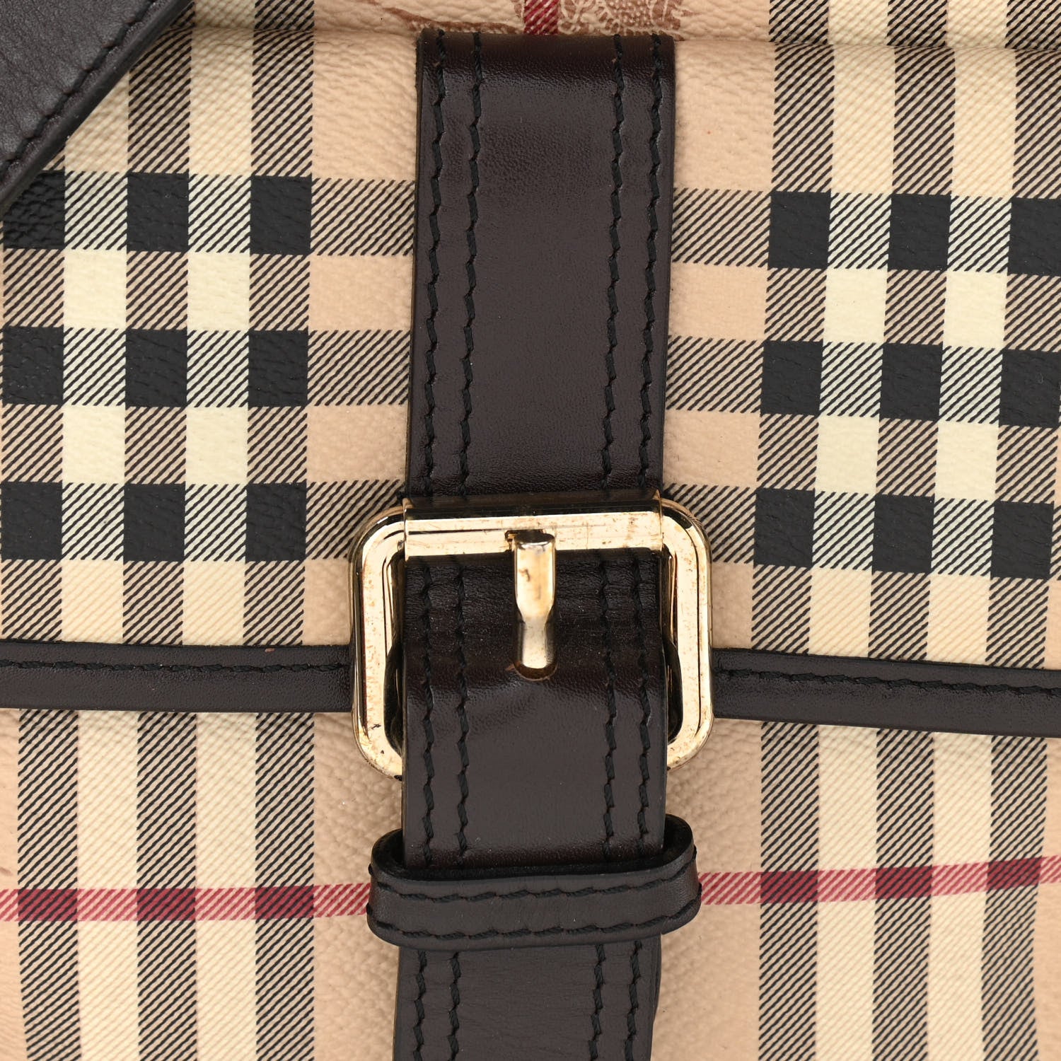 Burberry Haymarket Check Crossbody Black 8 of 8
