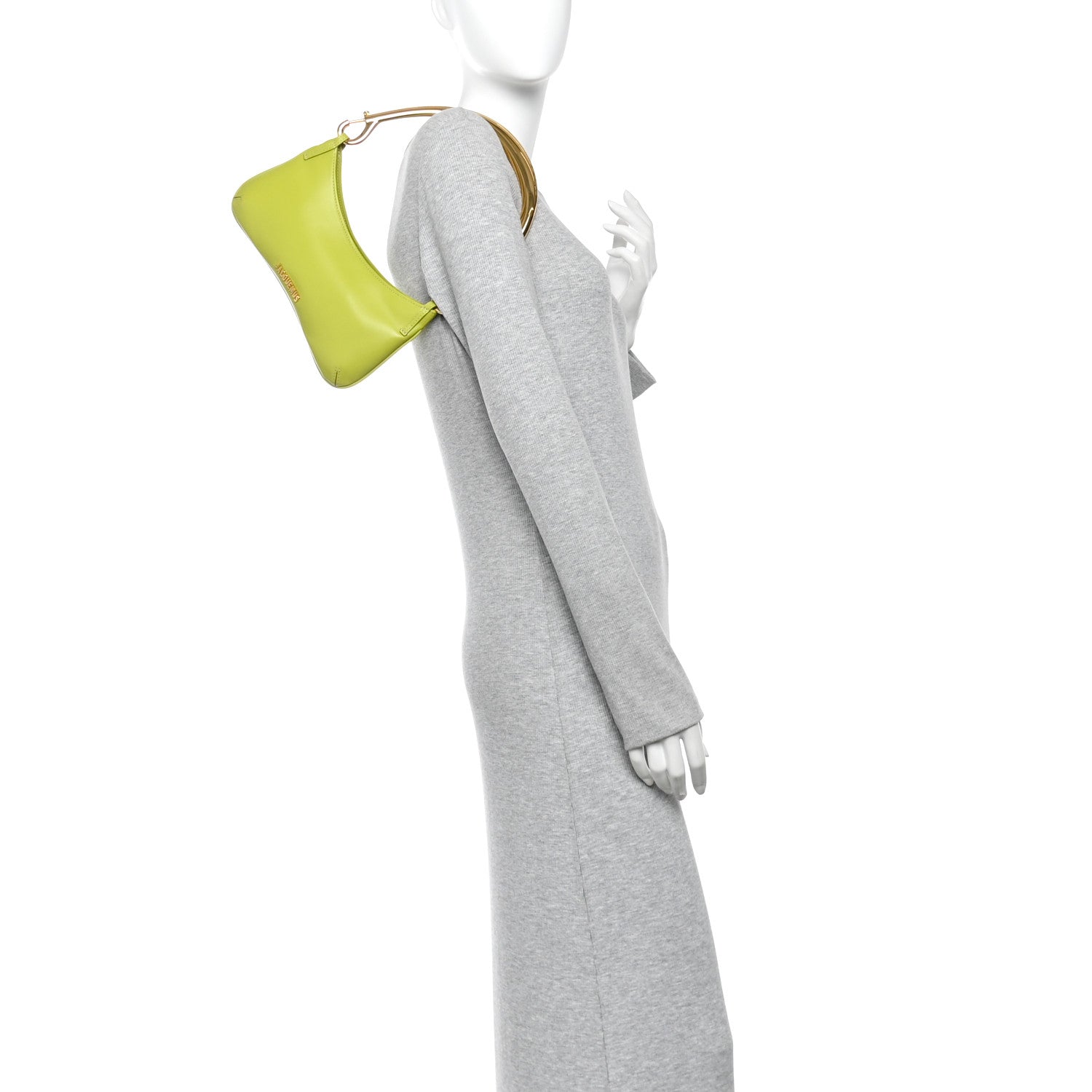 Jacquemus Smooth Calfskin Le Bisou Mousqueton Green 2 of 9