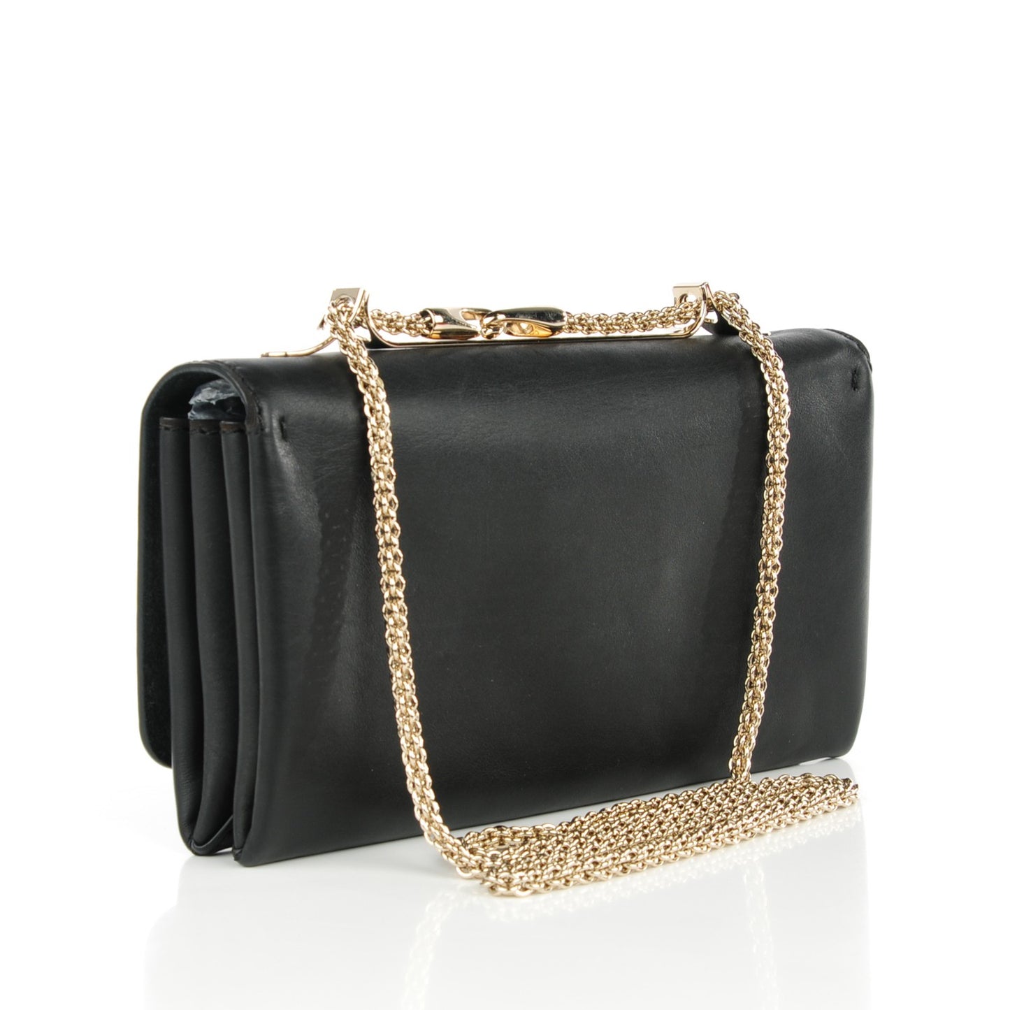 Nappa Black Studded Va Va Voom Shoulder Bag Black