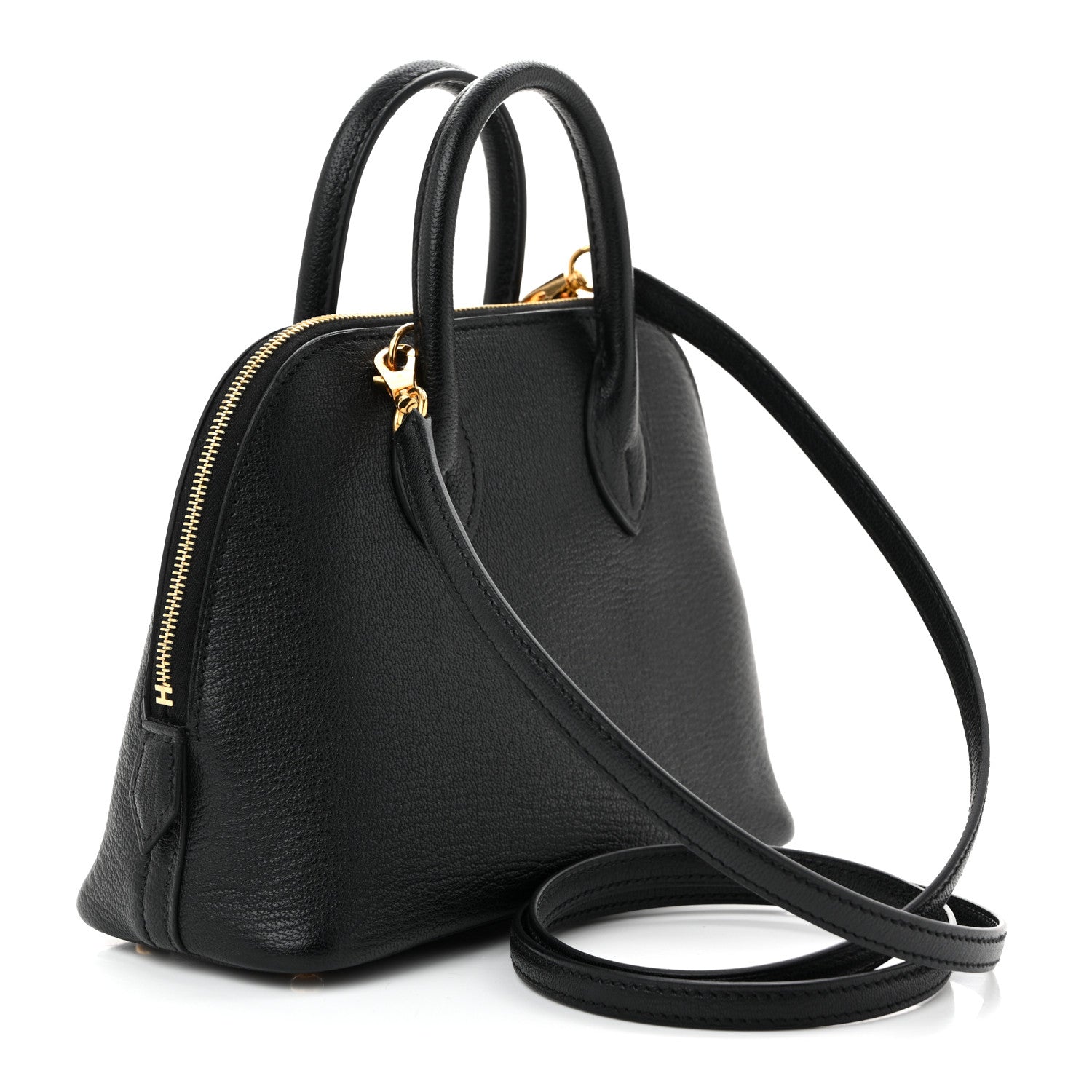 Hermes Chevre Mysore Mini 1923 Bolide Black 2 of 10