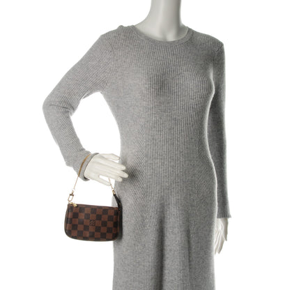 Louis Vuitton Damier Ebene Mini Pochette Accessories 2 of 7