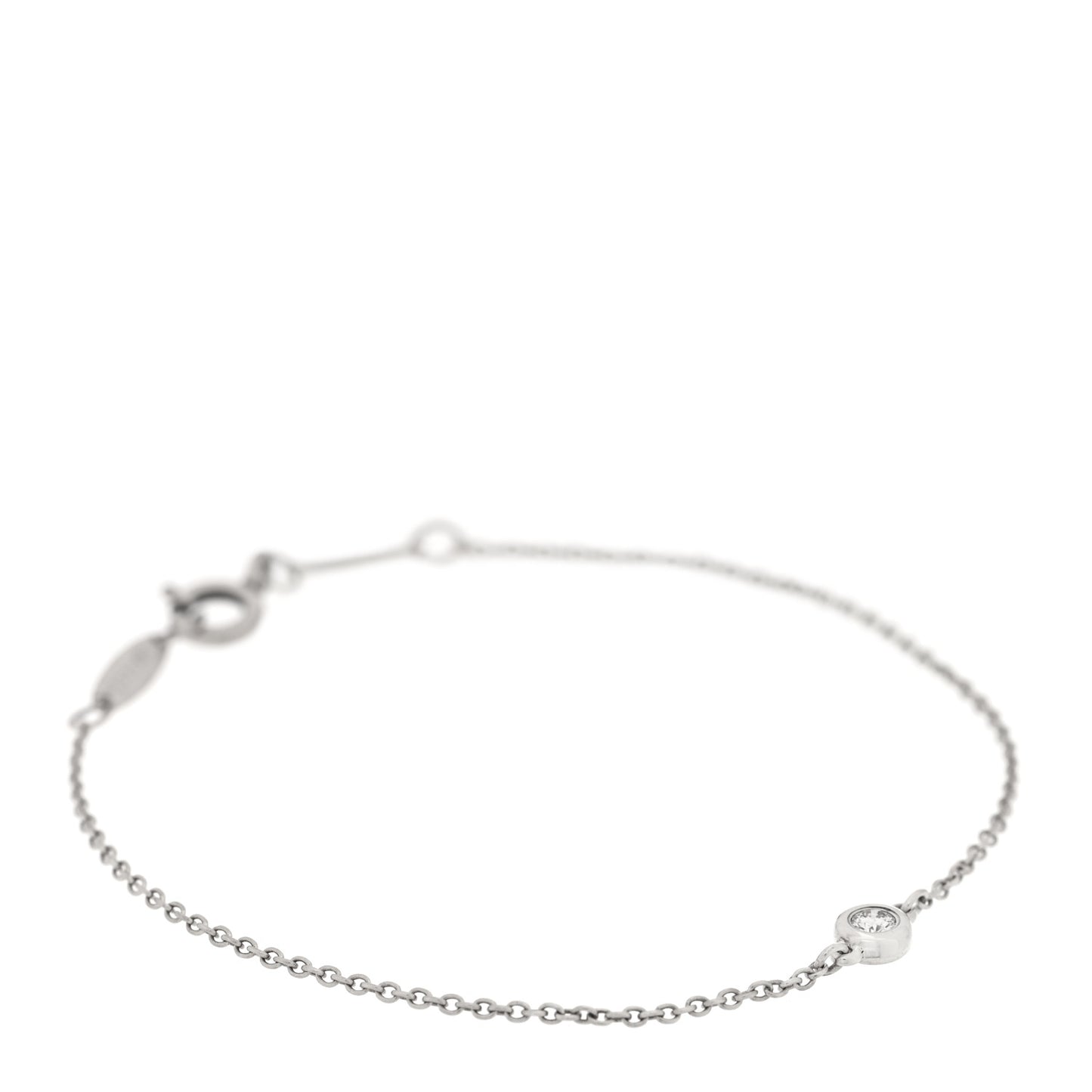 Sterling Silver Diamond .05ct Elsa Peretti Diamonds by the Yard Bracelet