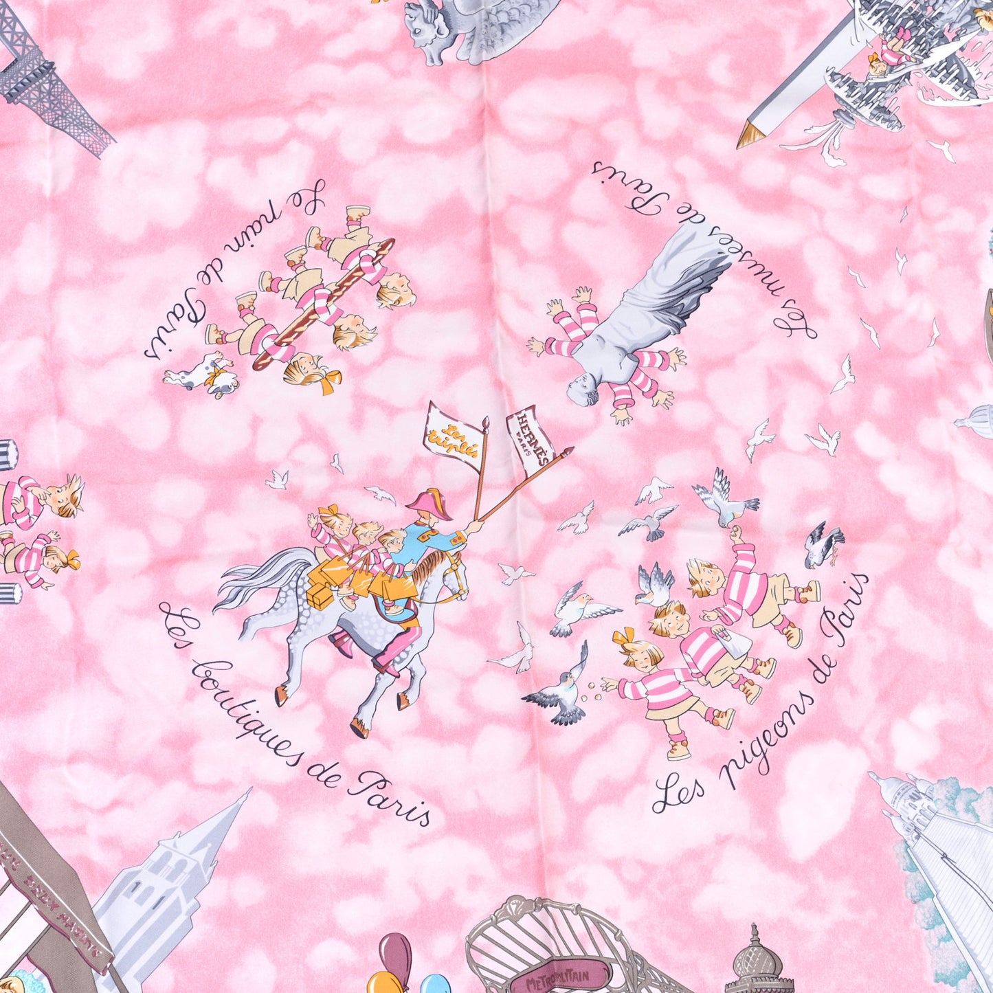 Silk Les Triples Scarf 90