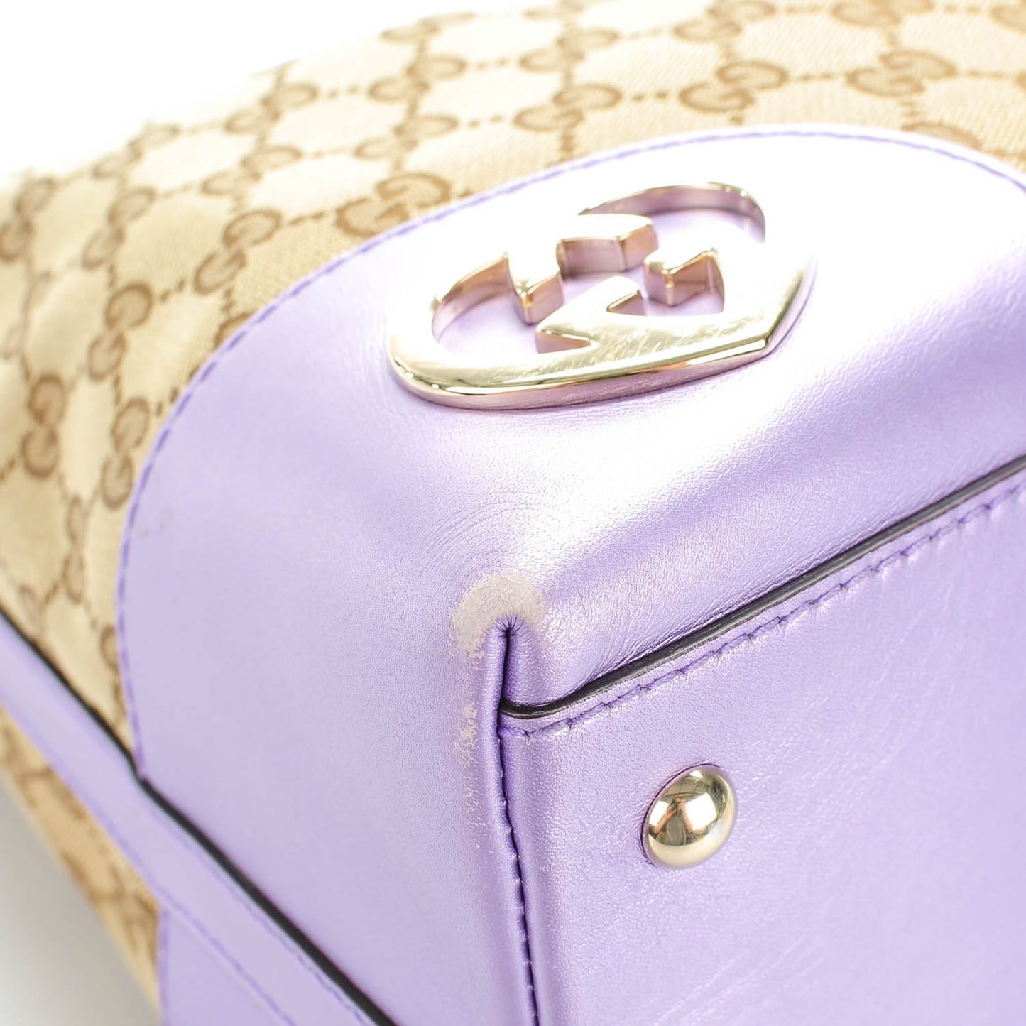 Monogram Medium Lovely Heart Hobo Lavender