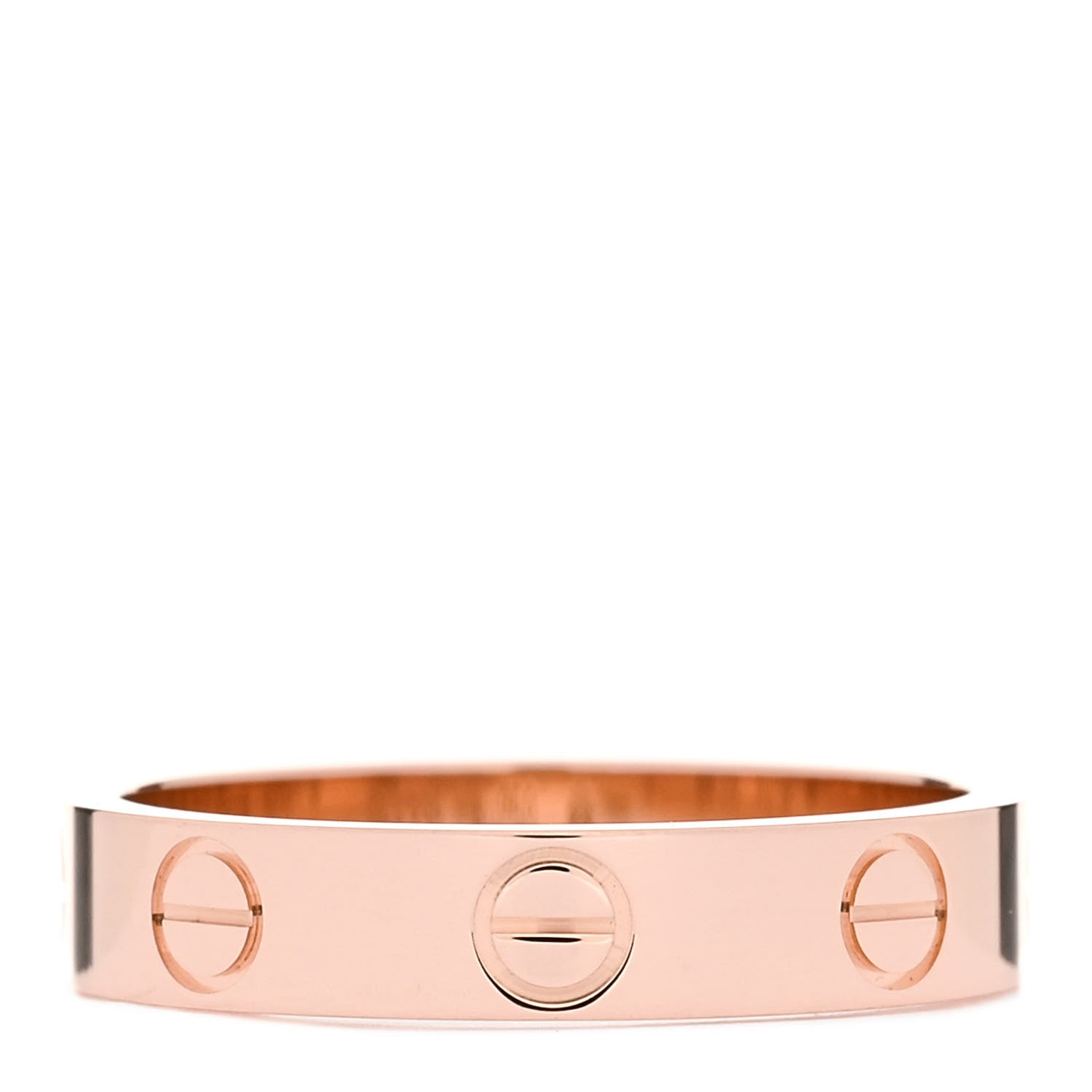 Cartier 18K Pink Gold 3.5mm LOVE Wedding Band Ring 50 5.25 3 of 5