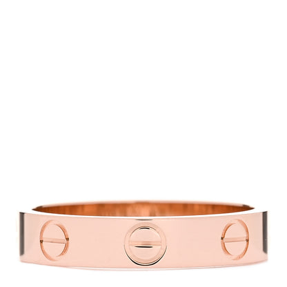 Cartier 18K Pink Gold 3.5mm LOVE Wedding Band Ring 50 5.25 3 of 5