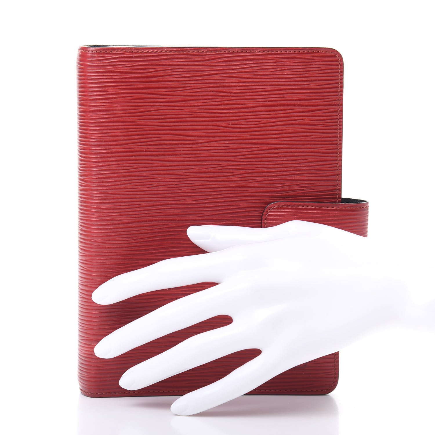Louis Vuitton Epi Medium Ring Agenda Cover Rouge 2 of 10