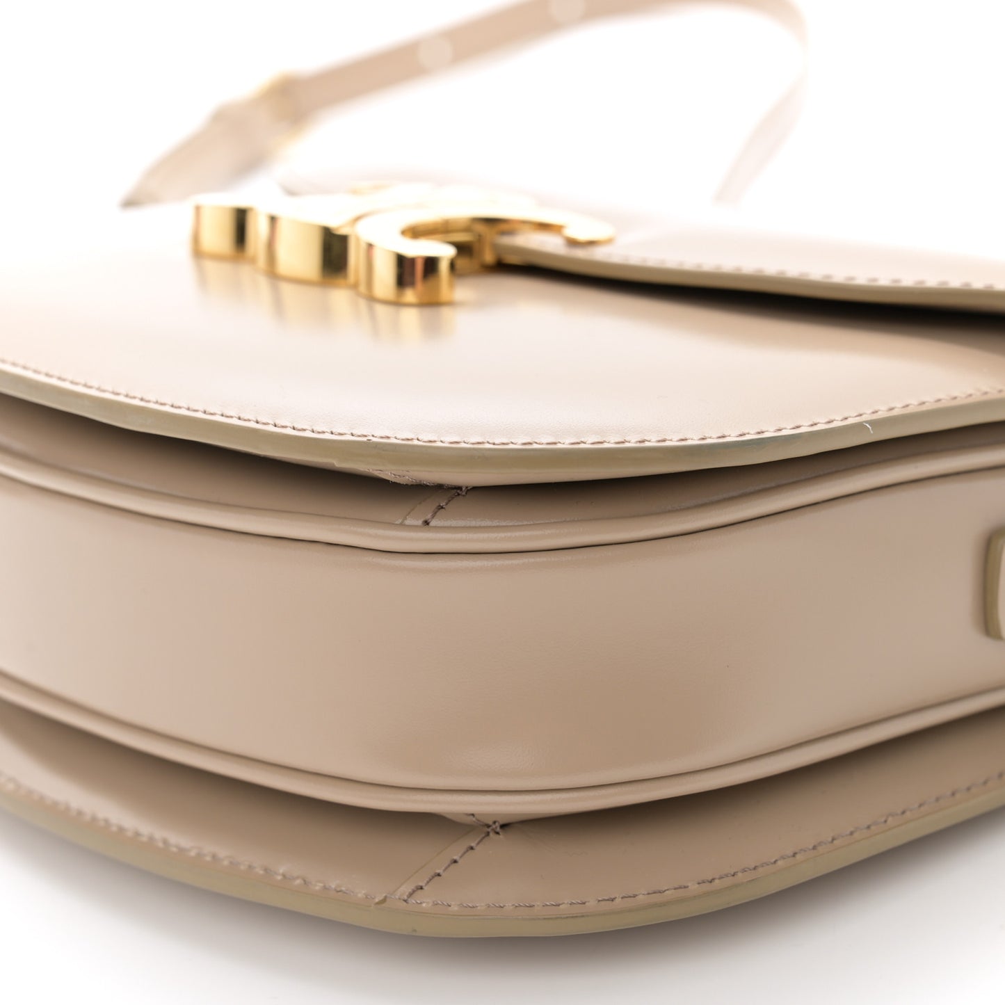 Shiny Calfskin Teen Besace Safari