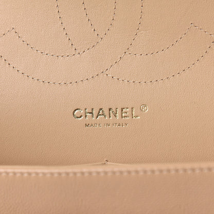 Chanel Caviar Quilted Jumbo Double Flap Light Beige 4 of 19