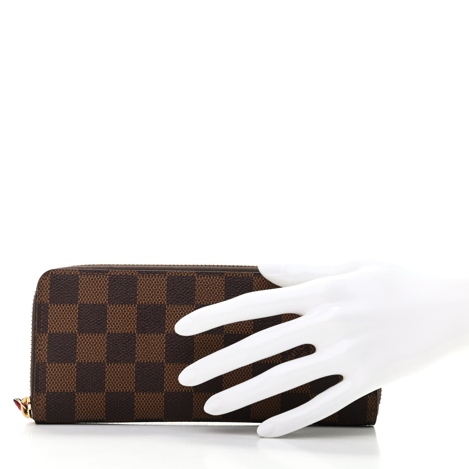 Louis Vuitton Damier Ebene Clemence Wallet 2 of 8