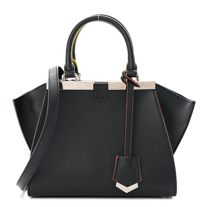 Fendi Vitello Dolce Mini 3Jours Tote Blue Notte 1 of 12