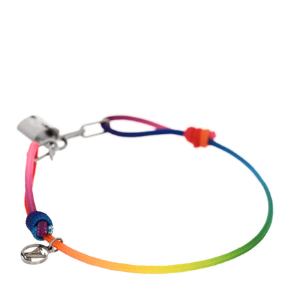 Louis Vuitton Titanium Virgil Abloh Lockit Bracelet Cord  Multicolor 2 of 3