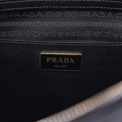 Prada Saffiano Medium Galleria Double Zip Tote Black 6 of 12
