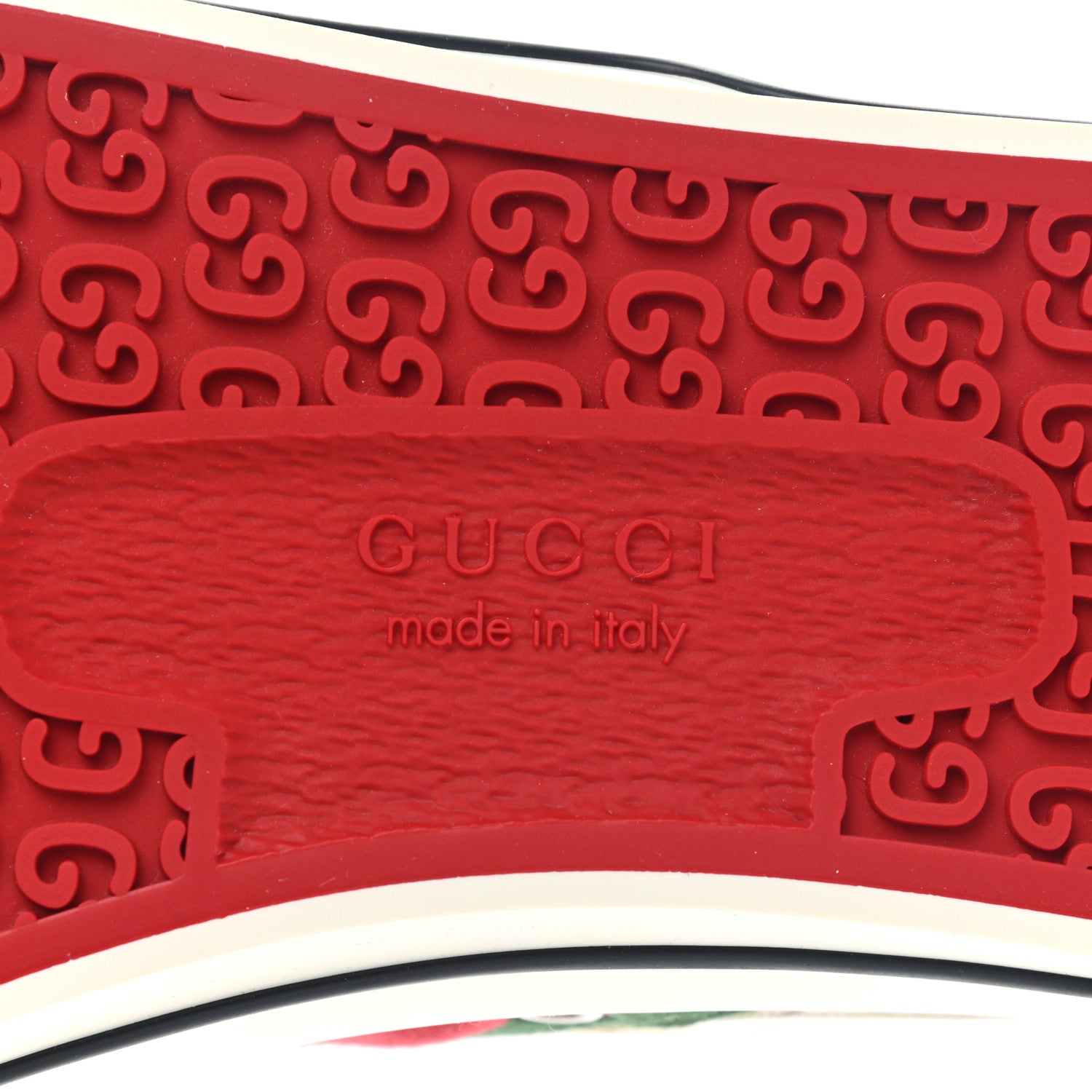 Gucci GG Monogram Web Mens 1977 Tennis High Top Sneakers 11 Beige Ebony Mystic White 6 of 9