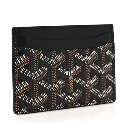 Goyard Goyardine Saint Sulpice Card Holder Black 3 of 7