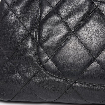 Chanel Soft Caviar Quilted Large Timeless Tote Black 14 of 28