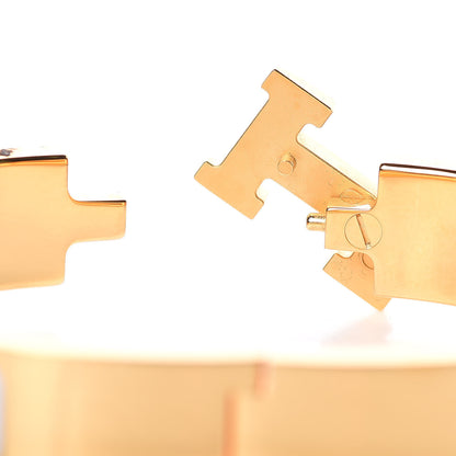 Hermes Enamel Narrow Clic Clac H Bracelet PM White 4 of 6
