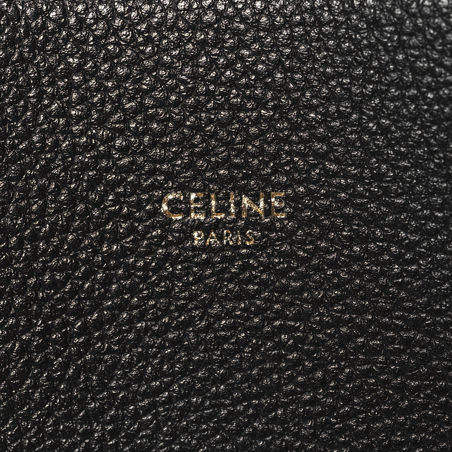 Celine Soft Grained Calfskin Medium Belt Cabas Phantom Black 5 of 11