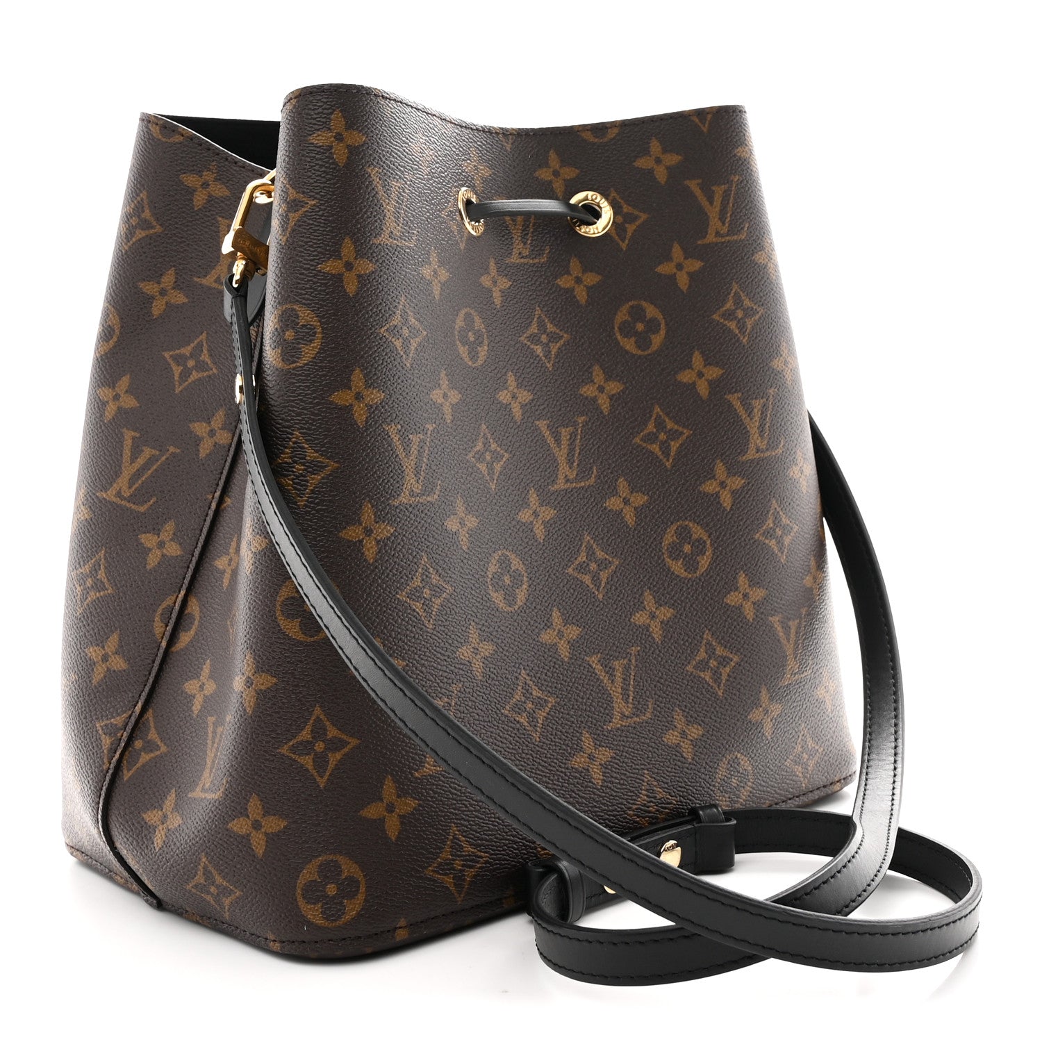 Louis Vuitton Monogram Neonoe MM Black 3 of 10