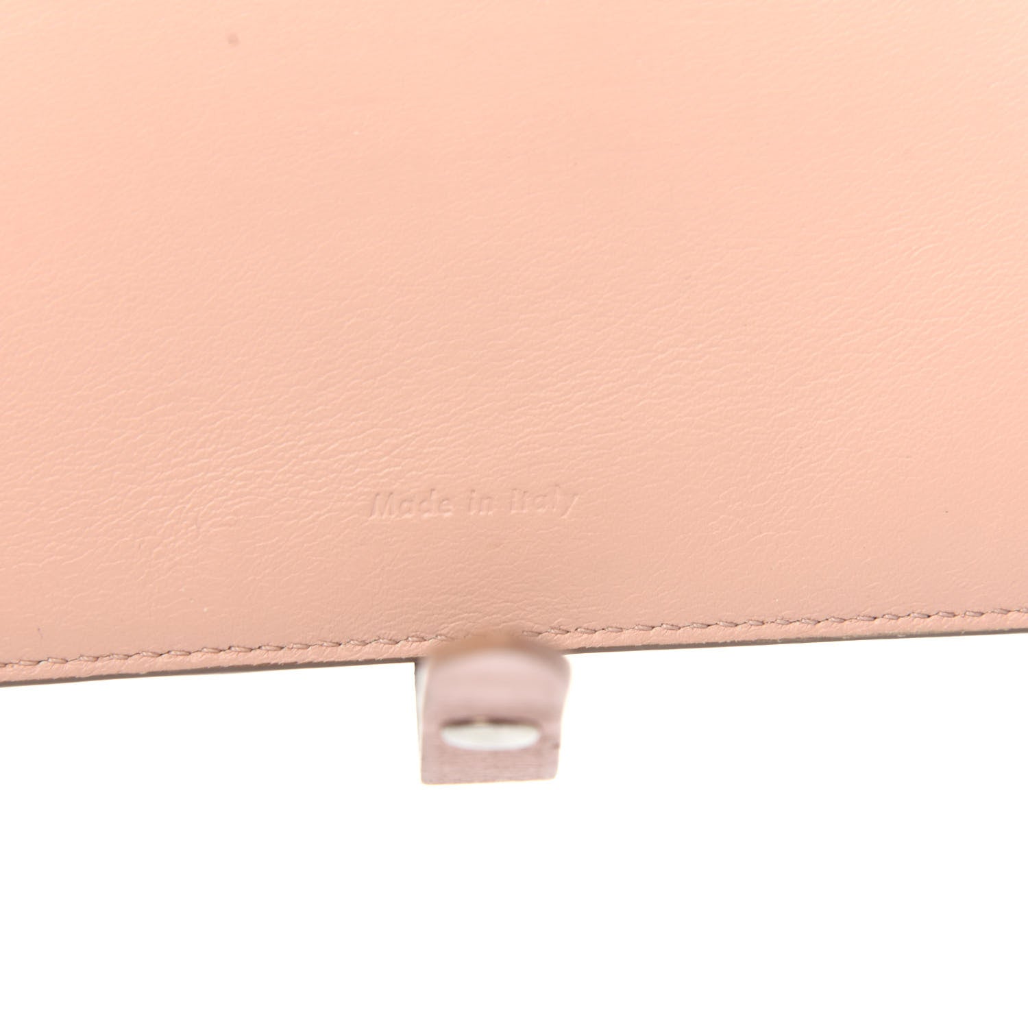 Celine Grained Calfskin Large Multifunction Strap Wallet Pink Chalk 7 of 9
