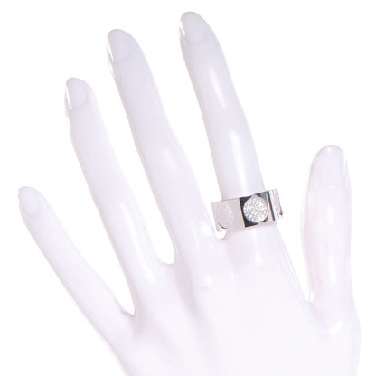 Louis Vuitton 18K White Gold Diamonds Empreinte Large Ring 54 2 of 6