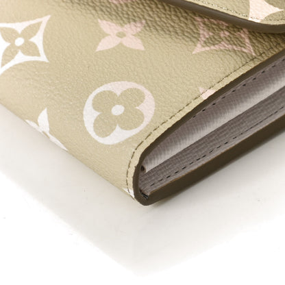 Louis Vuitton Monogram Giant Spring In The City Sarah Wallet NM Sunset Kaki 10 of 11
