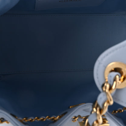 Chanel Caviar Quilted Small Chanel 25 Handbag Light Blue 5 of 10