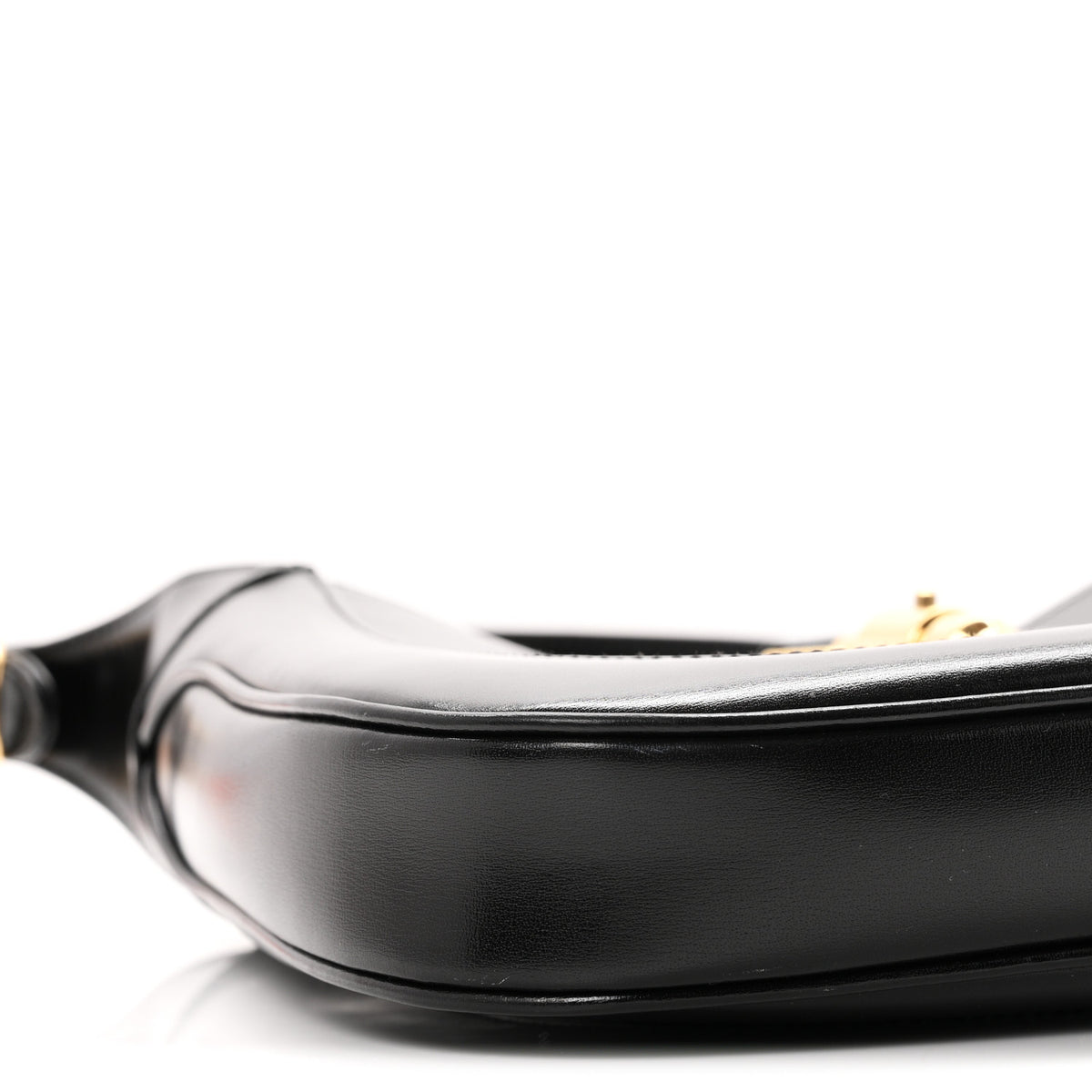 Boarded Dyana Lux Calfskin Small Jackie 1961 Hobo Black