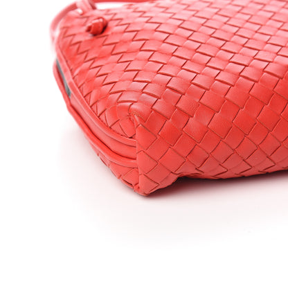 Bottega Veneta Nappa Intrecciato Nodini Crossbody Messenger New Red 7 of 9