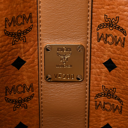 MCM Visetos Large Liz Reversible Shopper Tote Cognac 6 of 15
