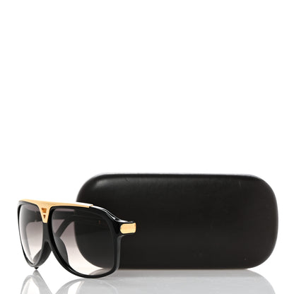 Louis Vuitton Acetate Evidence Sunglasses Z0350E Black 8 of 8
