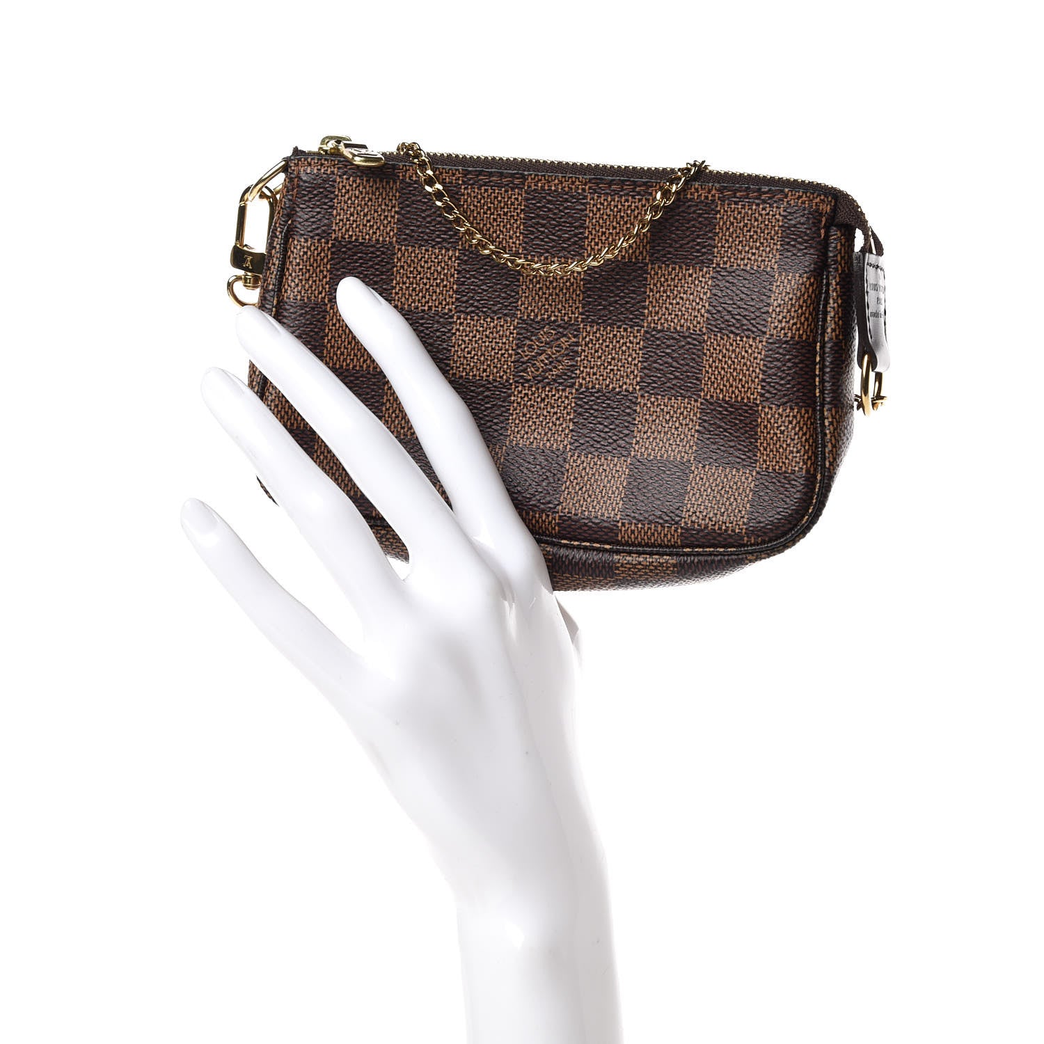 Louis Vuitton Damier Ebene Mini Pochette Accessories 2 of 13