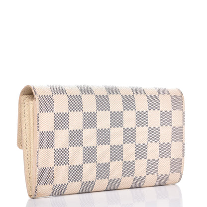Louis Vuitton Damier Azur Sarah Wallet 3 of 7
