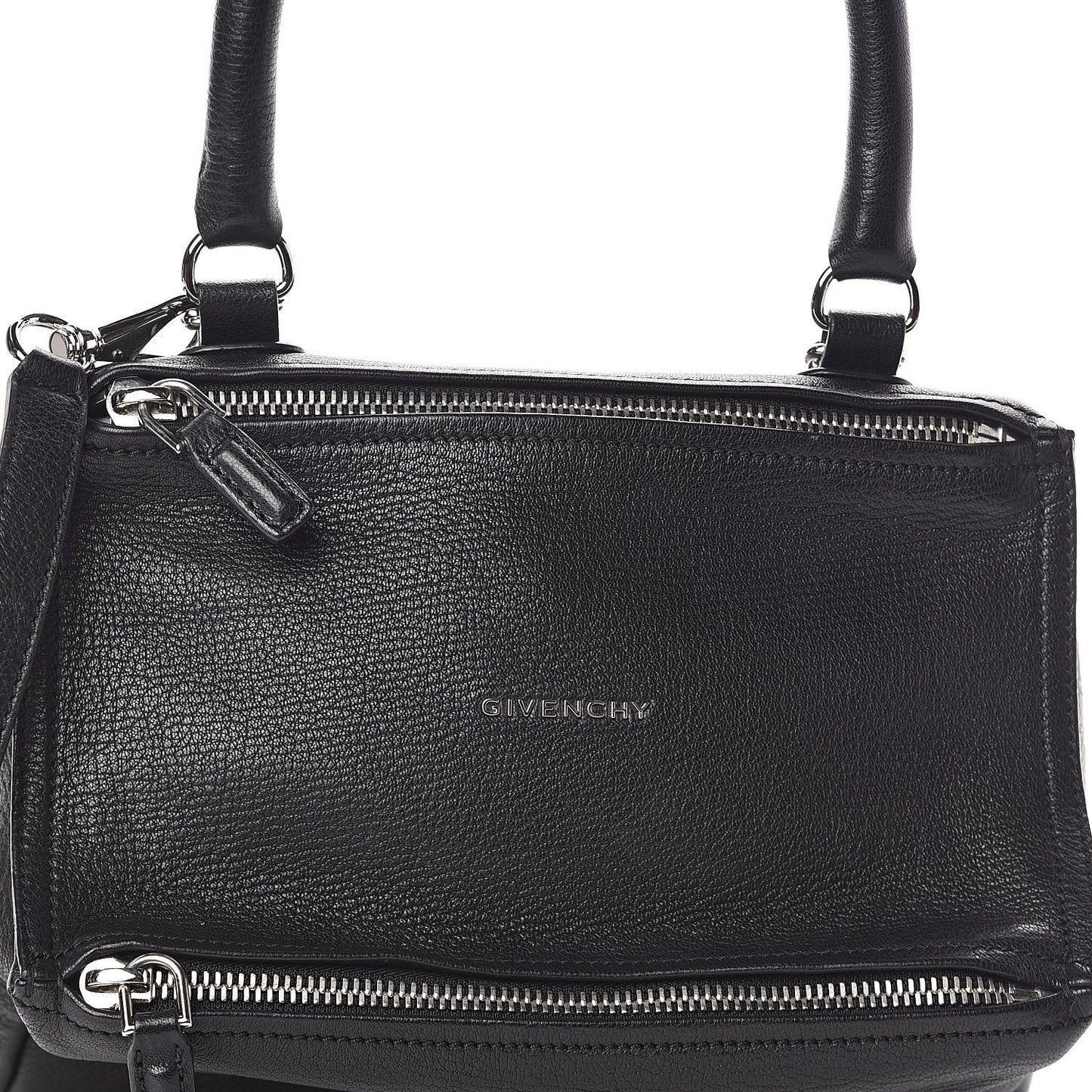 Sugar Goatskin Small Pandora Black