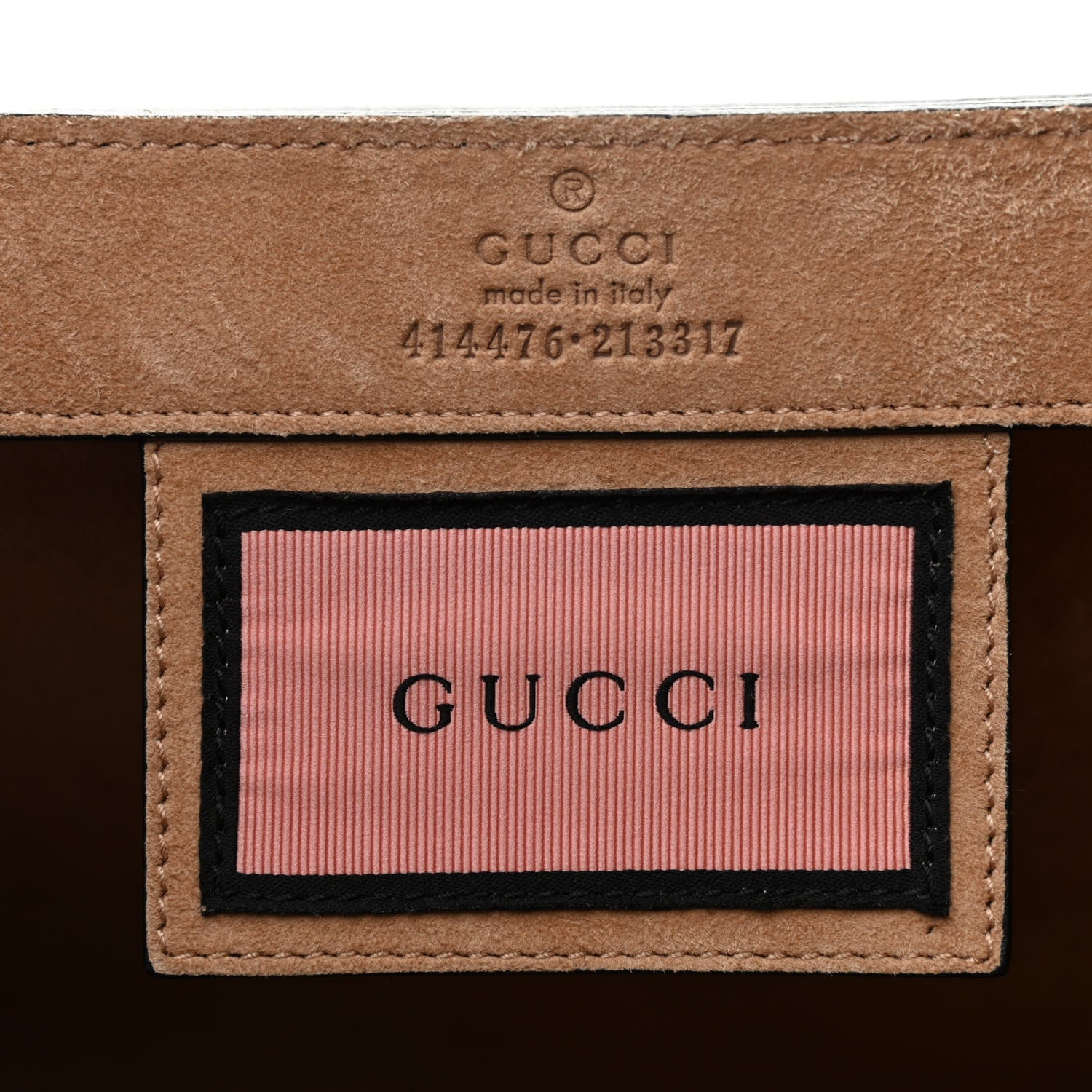 Gucci Calfskin GucciGhost Real Medium XL Tote Black Yellow 6 of 12