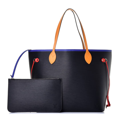 Louis Vuitton Epi Neverfull MM Noir Figue Safran 1 of 10