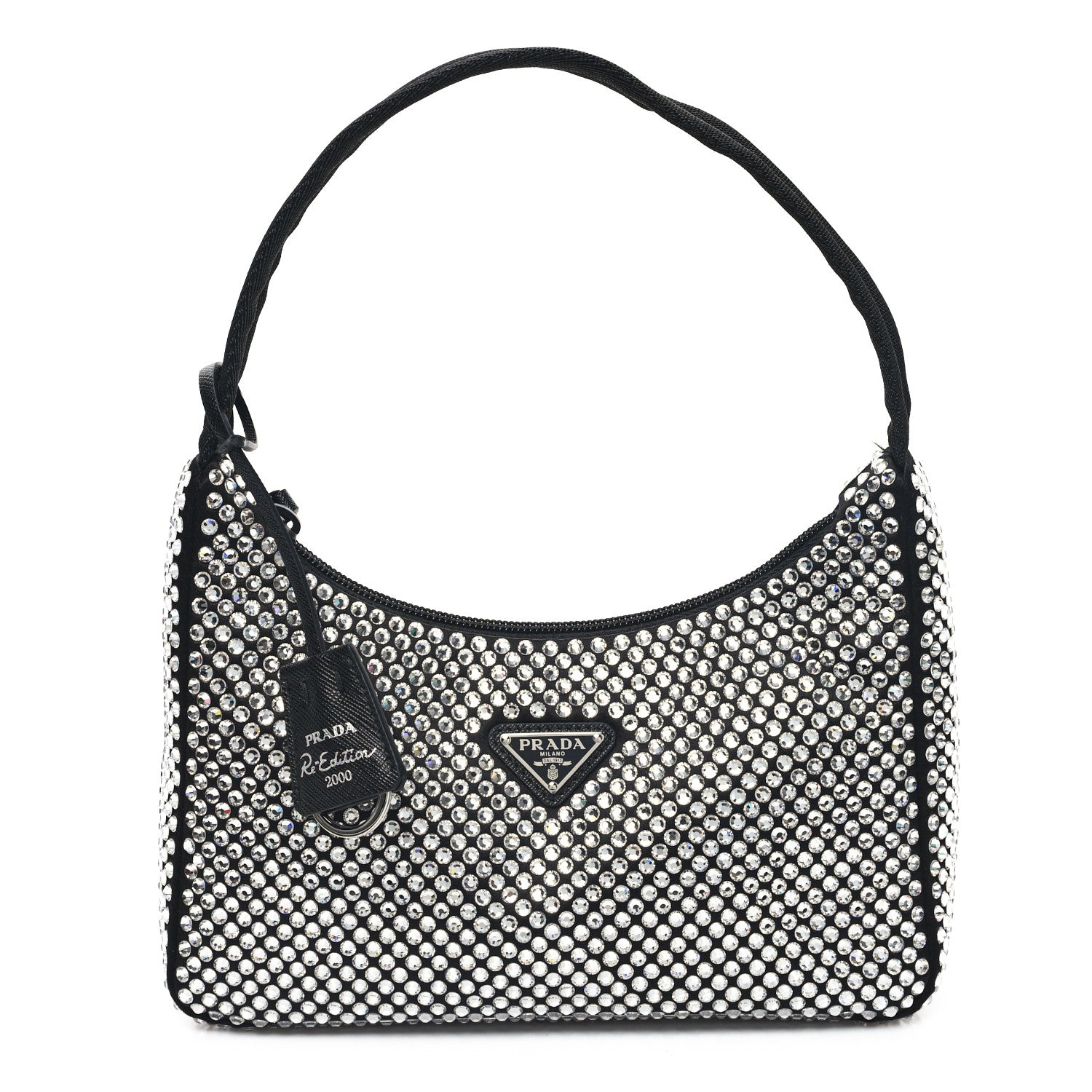 Prada Satin Crystal Mini Re-Edition 2000 Bag Cristal 1 of 10