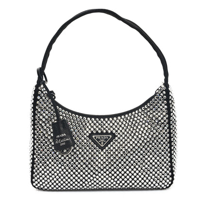 Prada Satin Crystal Mini Re-Edition 2000 Bag Cristal 1 of 10