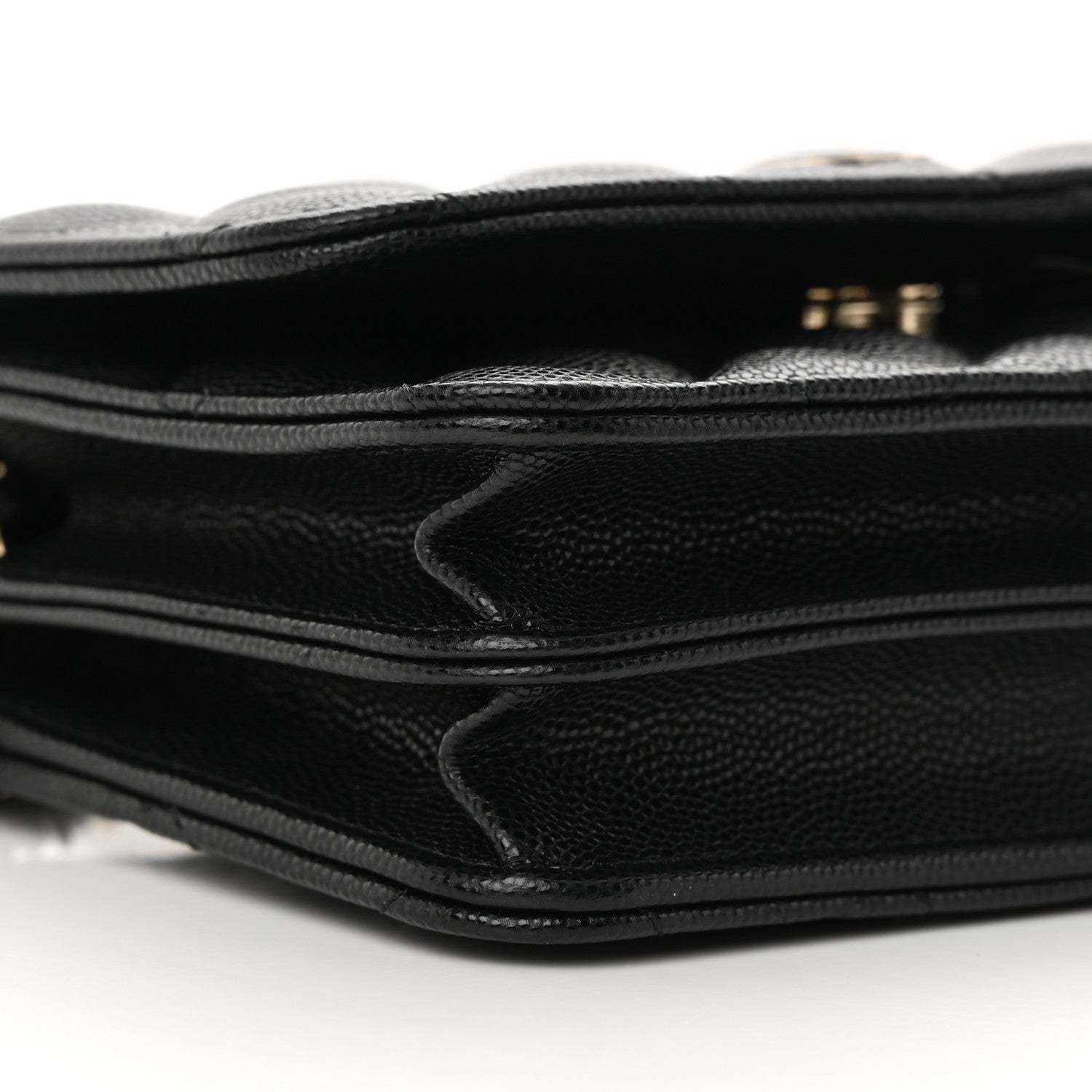 Chanel Caviar Quilted Mini Wallet On Chain WOC Black 9 of 11
