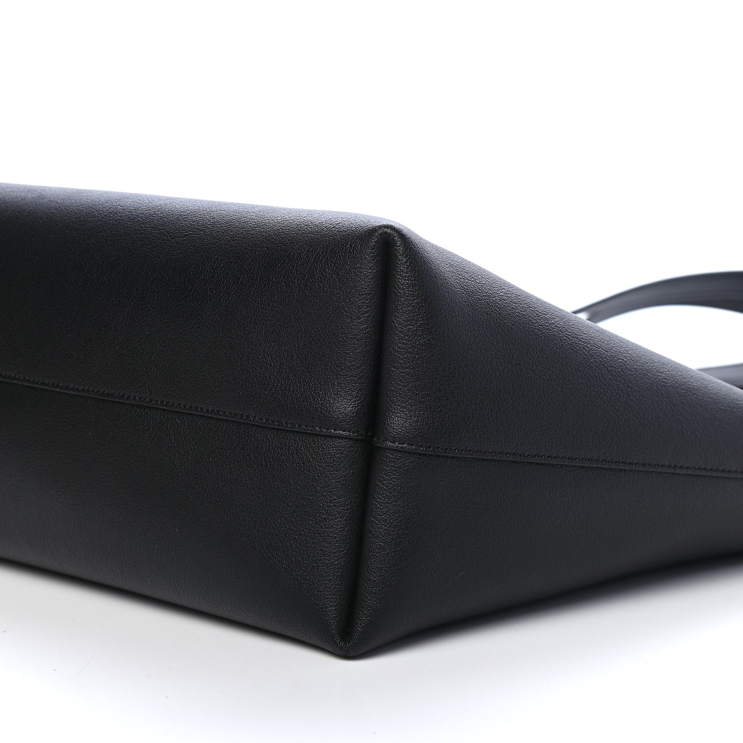 Calfskin Large Shopping Tote Black