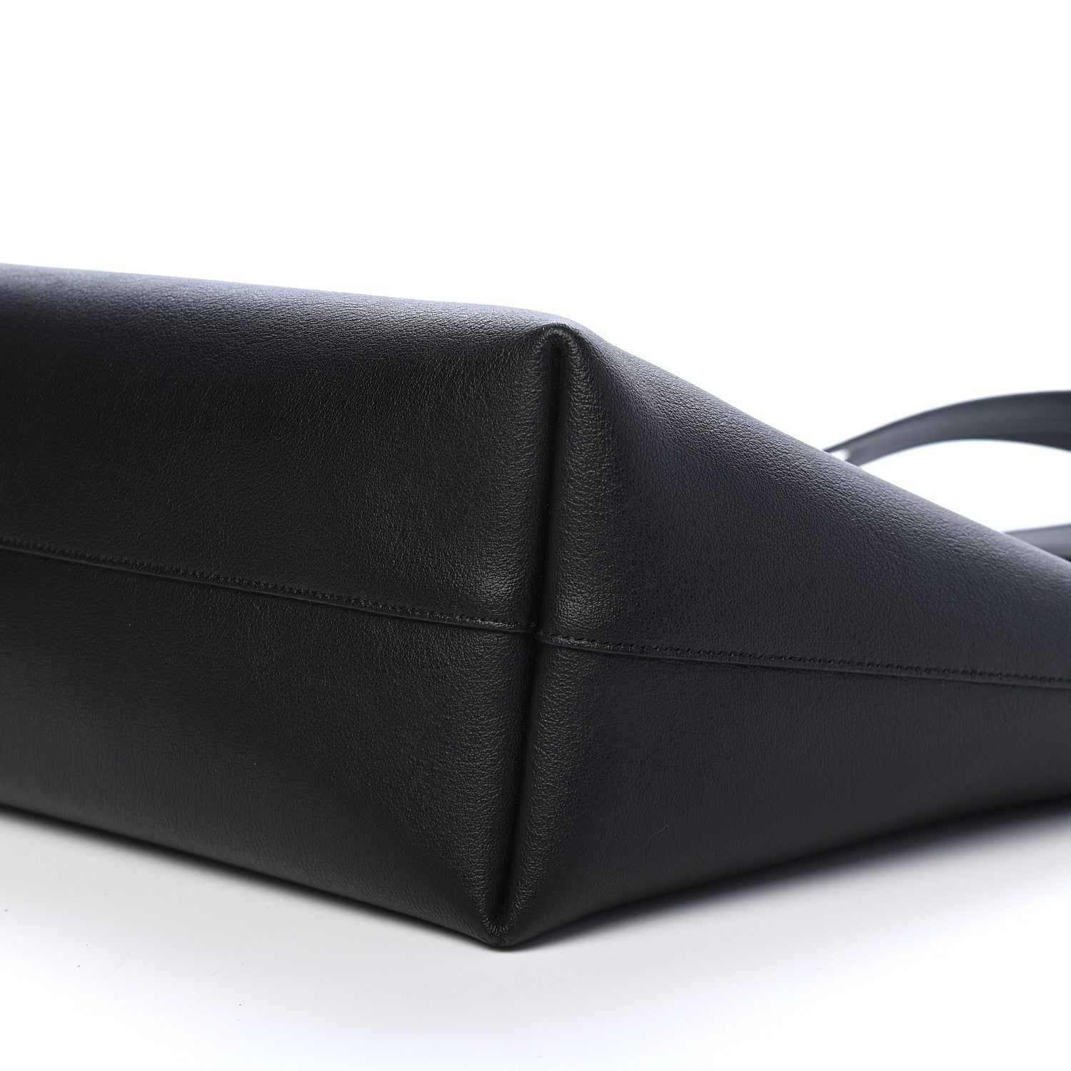 Saint Laurent Calfskin Large Shopping Tote Black 10 of 10