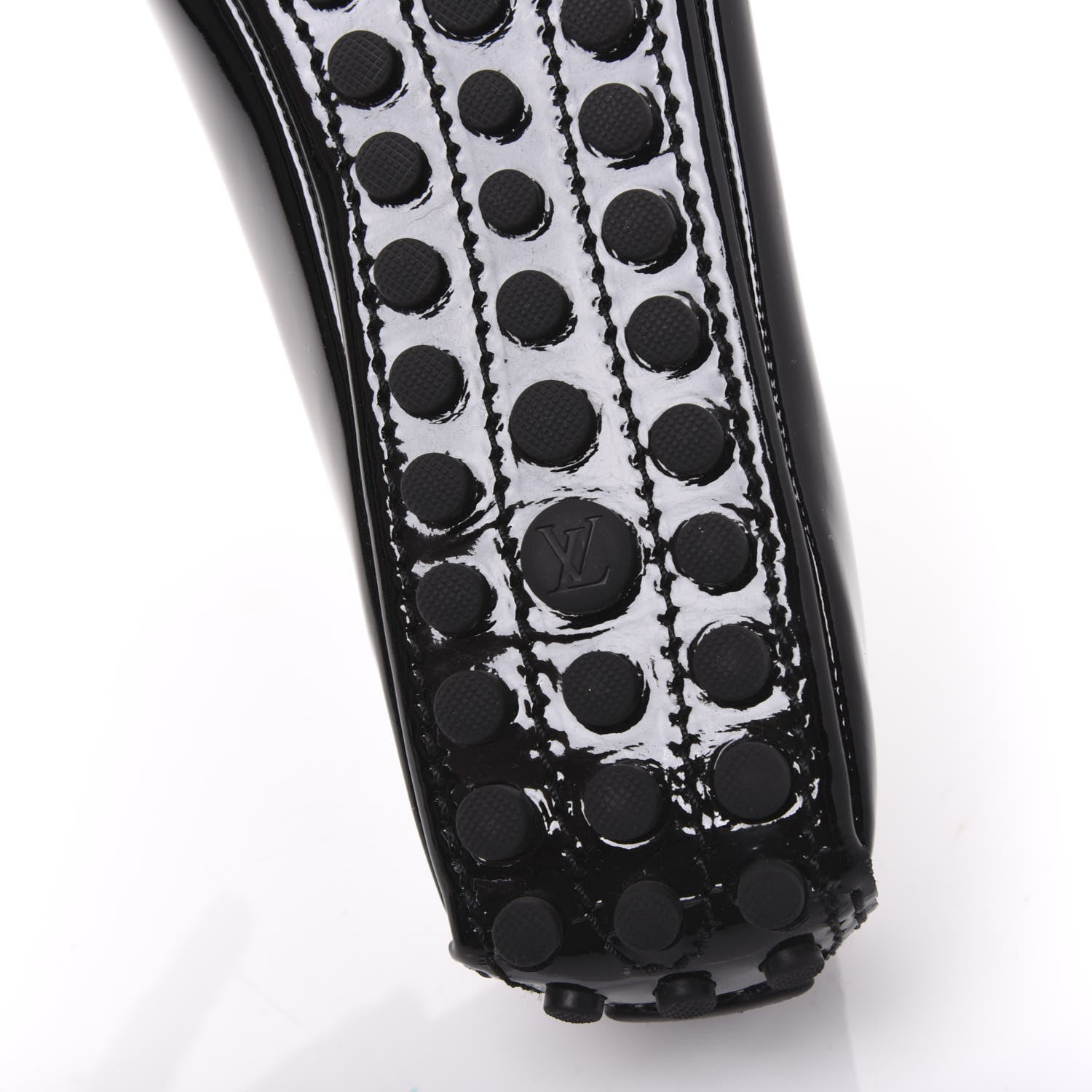 Louis Vuitton Patent Calfskin Oxford Ballerina Flats 38.5 Black 7 of 9